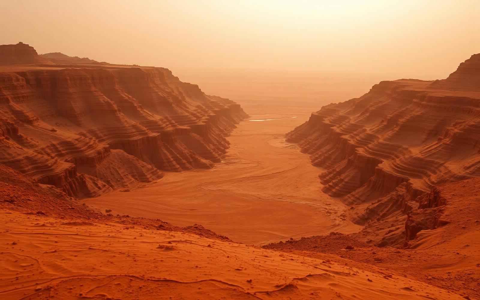 Rajasthan ochre clay landscape